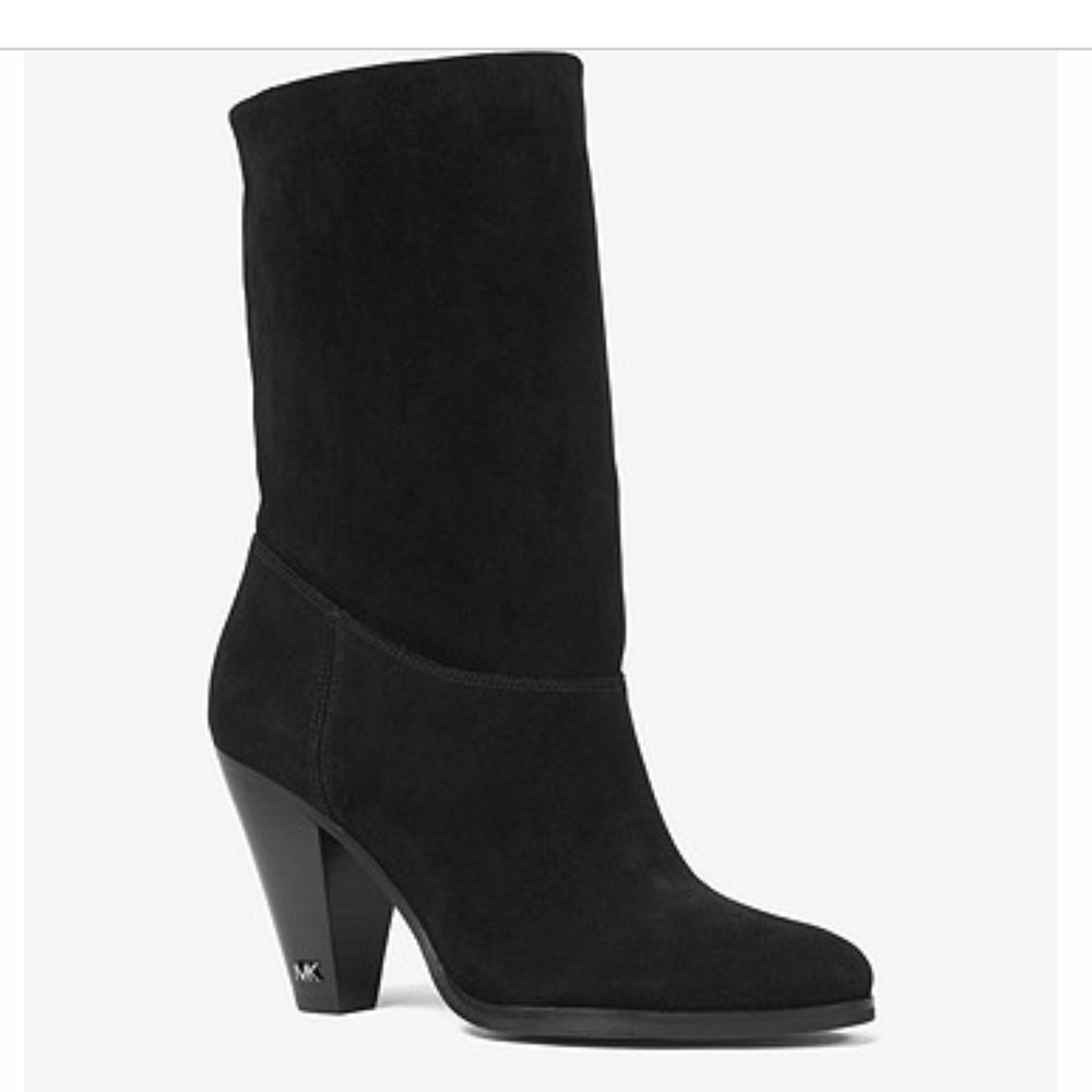 MICHAEL KORS Divia Suede Ankle Boot.